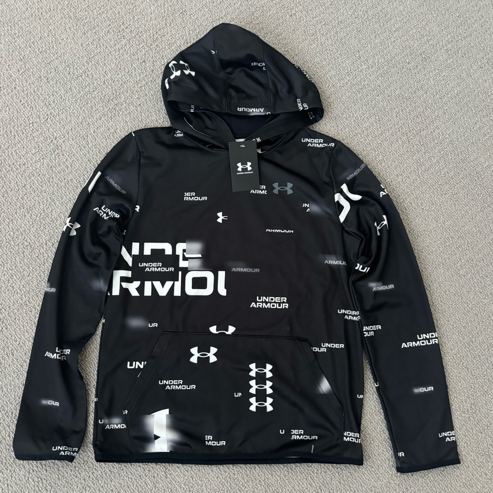 NWT Boys Under Armour Hooded Sweatshirt,  Size Large